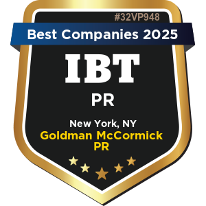 IBT Badge Goldman McCormick PR