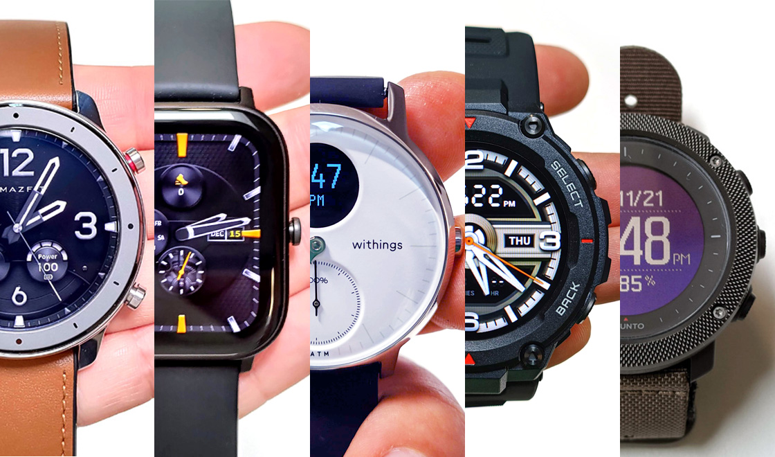 Top 5 Smartwatches with Weeks of Battery Life: Suunto, Withings and Amazfit