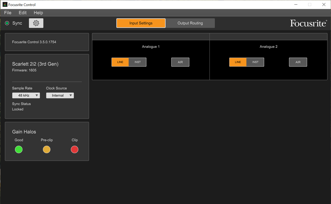 Focusrite control output routing is not supported on this device на windows 7 что делать