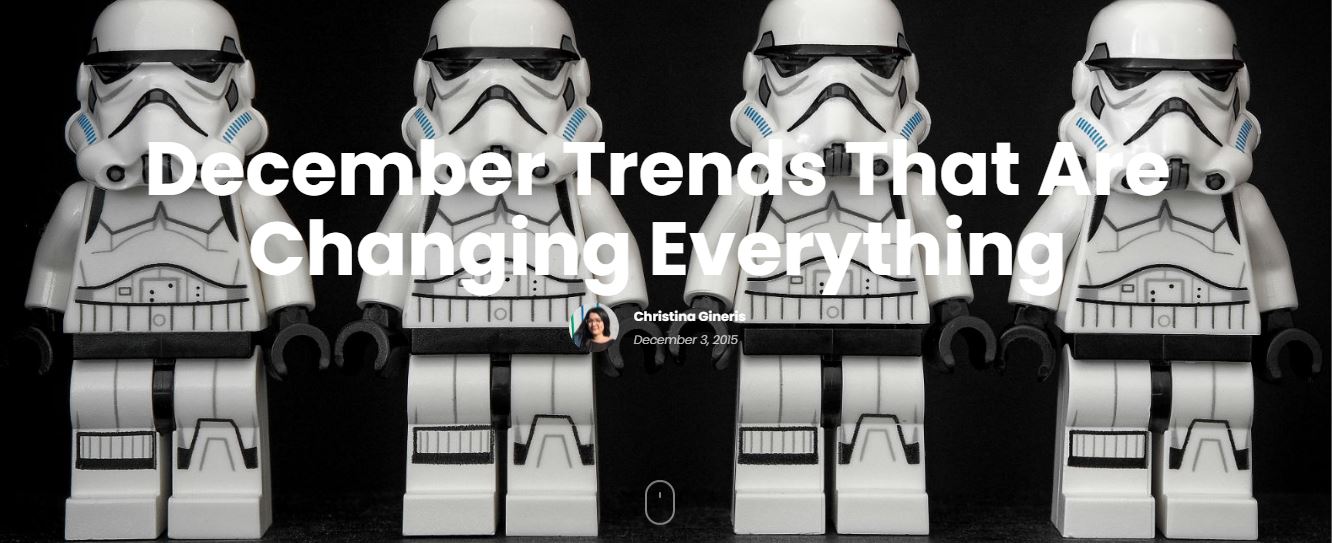 December Trends That Are Changing Everything